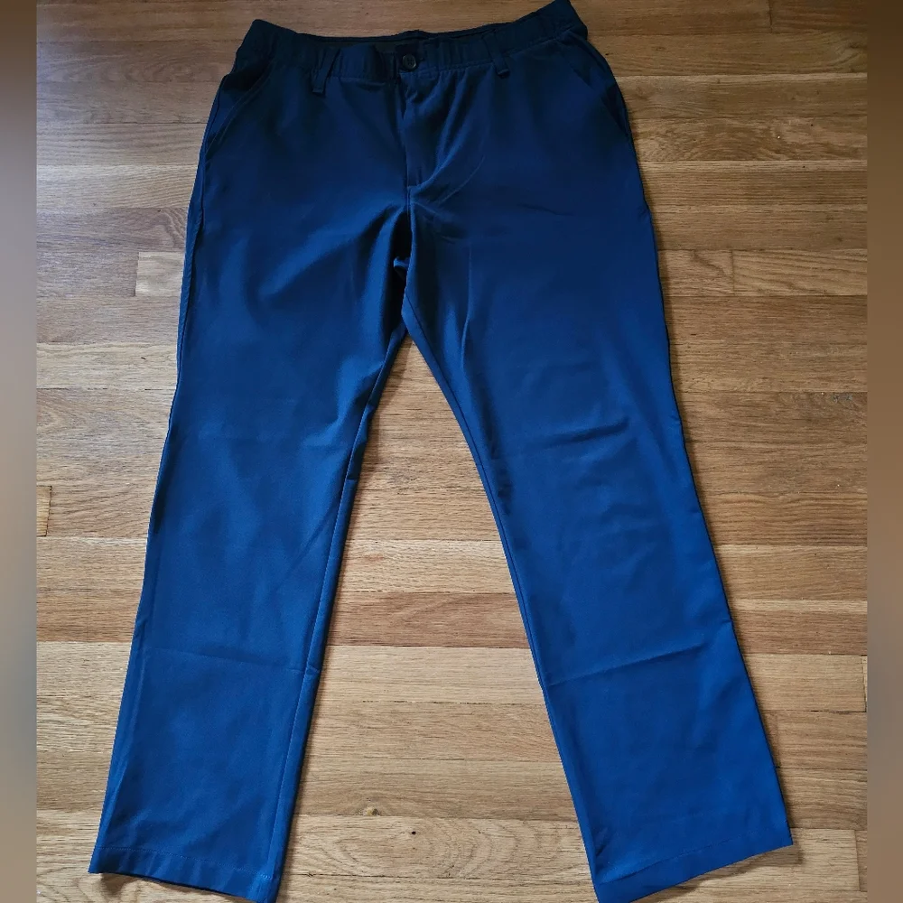 Under Armour Blue Athletic Golf Casual Pants Mens 32